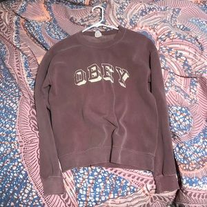 Obey crew neck